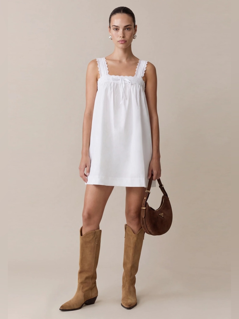 Few Moda Kourt Beverly Cotton Sleeveless Mini Dress